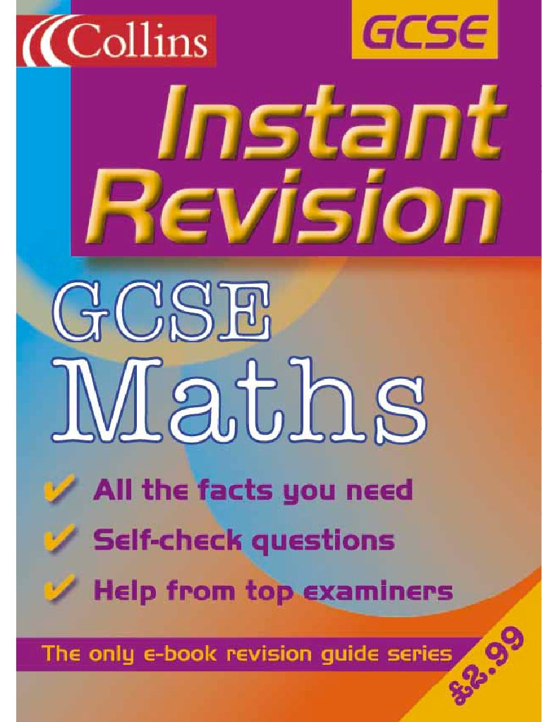 GCSE Maths Collins | PDF