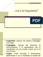 1 - Che Cose La Linguistica PDF