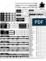 Character Sheet Form 5