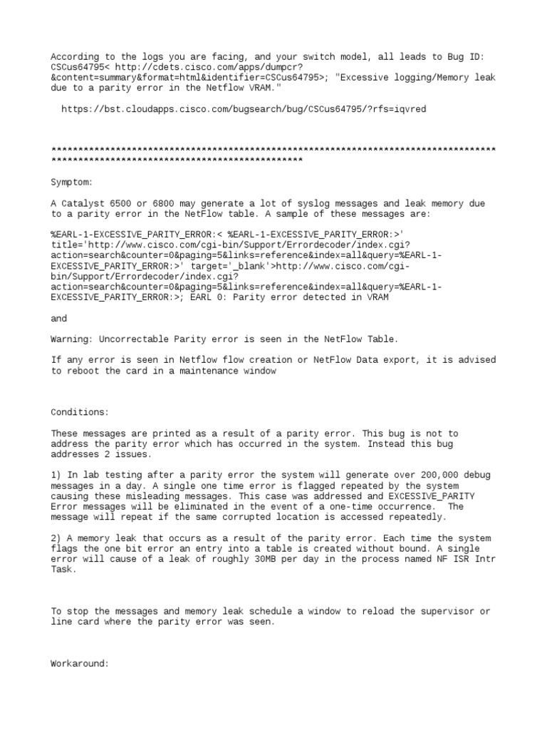 Parity Error | PDF | Software Bug | Computer Data