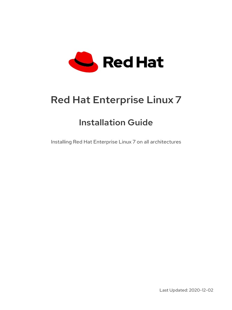 Red Hat Enterprise Linux 7 Installation Guide en US | PDF | Device ...