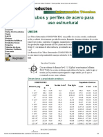 Materiales Los Andes, Productos - Tubos y Perfiles de Acero para Uso Estructural - 1