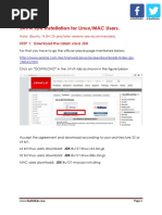 JAVA JDK Installation For Linux/MAC Users