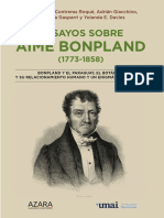 Ensayos Sobre Aimé Bonpland-1773-1858-Bonpland y El Paraguay, El Botánico y Su Relacionamiento Humano y Un Enigmático Visitante-2020