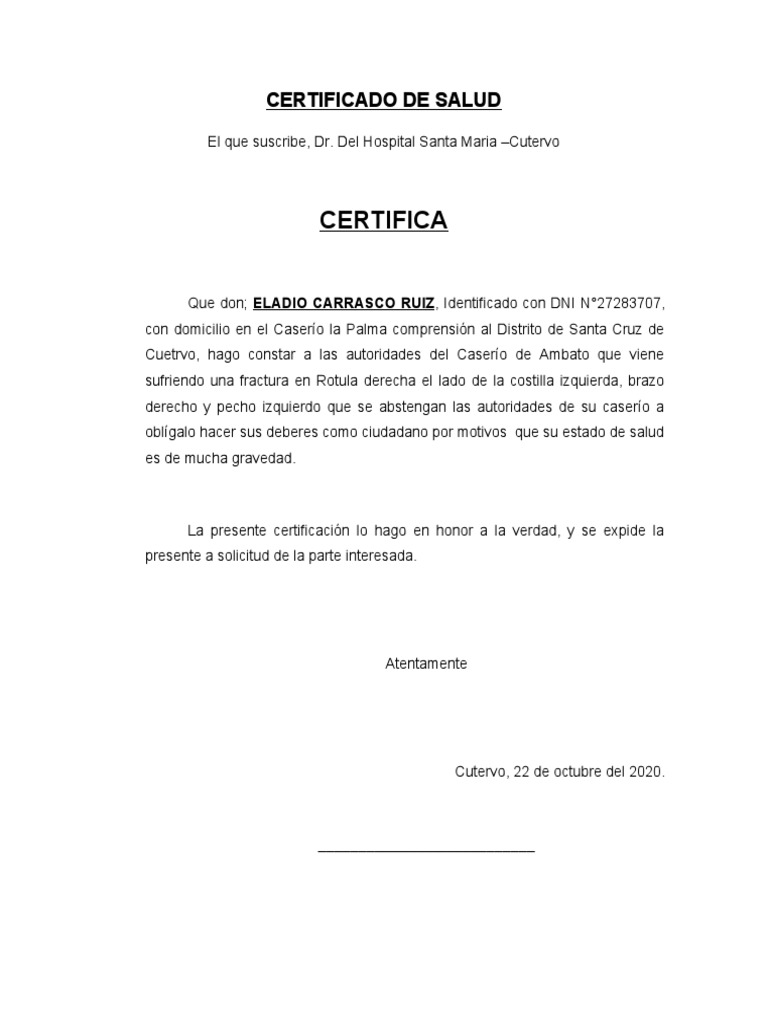 Certificado de Domicilio | PDF