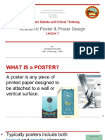 Academic Poster & Poster Design: Academic Debate and Critical Thinking