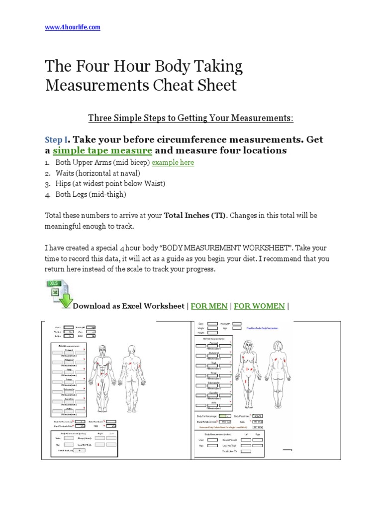 Tips for Easy Body Measurements During Weight Loss