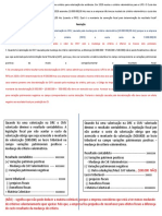 Explicação Mudança de Critério Valorimetrico