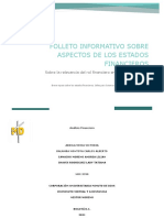 Actividad 3 - Folleto y Mapa Mental Sobre La Función de Los Estados Financieros