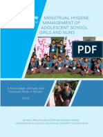 Menstrual Hygiene Management Report 2018