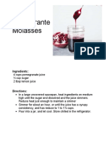 Pomegrante Molasses