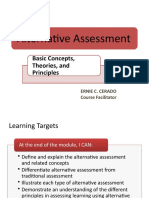 Alternative Assessment (Module 1)