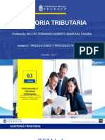 Auditoria Tributaria Unidad Iii - Presunciones y Procesos Tributarios 2021-I Virtual