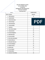 San Jose Community College Microbiology Quiz Scores