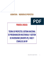 Teoria de Proyectos