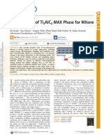 Halogen Etch of Ti Alc Max Phase For Mxene Fabrication: Access