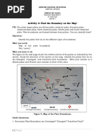 COT 1. Activity 3.find The Boundary On The Map - Answer Key