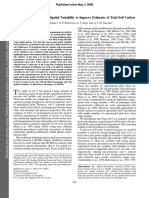 Using Information About Spatial Variability To Improve Estimates of Total Soil Carbon