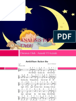 Analisis Partitur Lagu