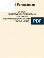 Paradigma Perencanaan Di Indonesia