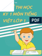 14 de Thi Hoc Ki 1 Mon Tieng Viet Lop 1