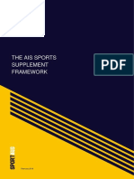 The Ais Sports Supplement Framework: February 2019