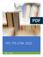 Tips Tps Utbk 2020
