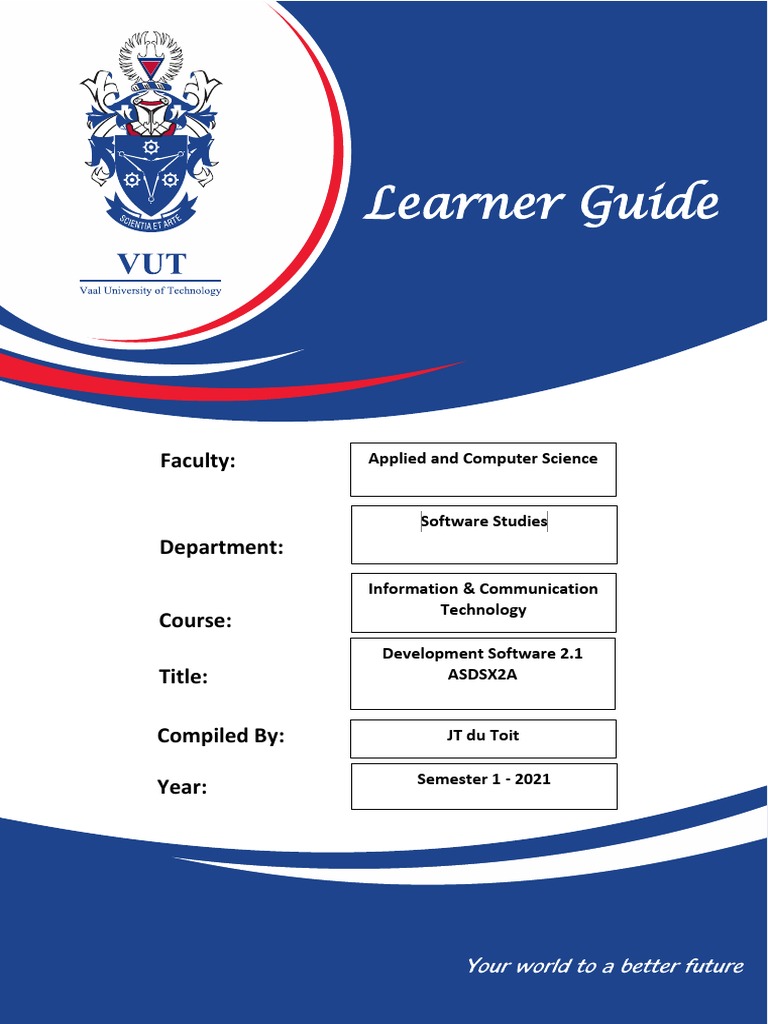 Development Software 2.1 Learner Guide | PDF | Educational Assessment ...