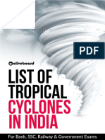 List of Tropical: in India Cyclones