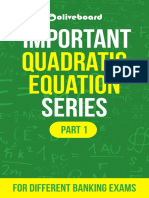 Important Quadratic Equation Questions Free e-book