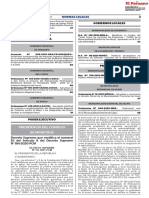 Resumen de normas legales sobre salud pública y emergencia sanitaria