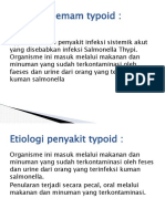 Defenisi Demam Typoid