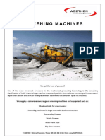 Brochure SCREENING MACHINES 2014