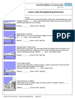 Children's Physiotherapy - Lower Limb Strengthening Sept 2013