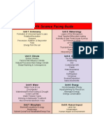 Earth Science Pacing Guide