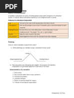 NARRATIVE WRITING (LESSON 1)