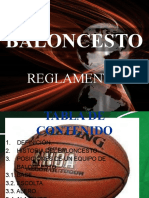 REGLAMENTO DE BALONCESTO