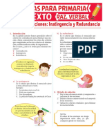 Supresión de Oraciones: Inatingencia y Redundancia