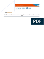 Bergamot Urgent Care Clinic: Format Workbook Text and Data