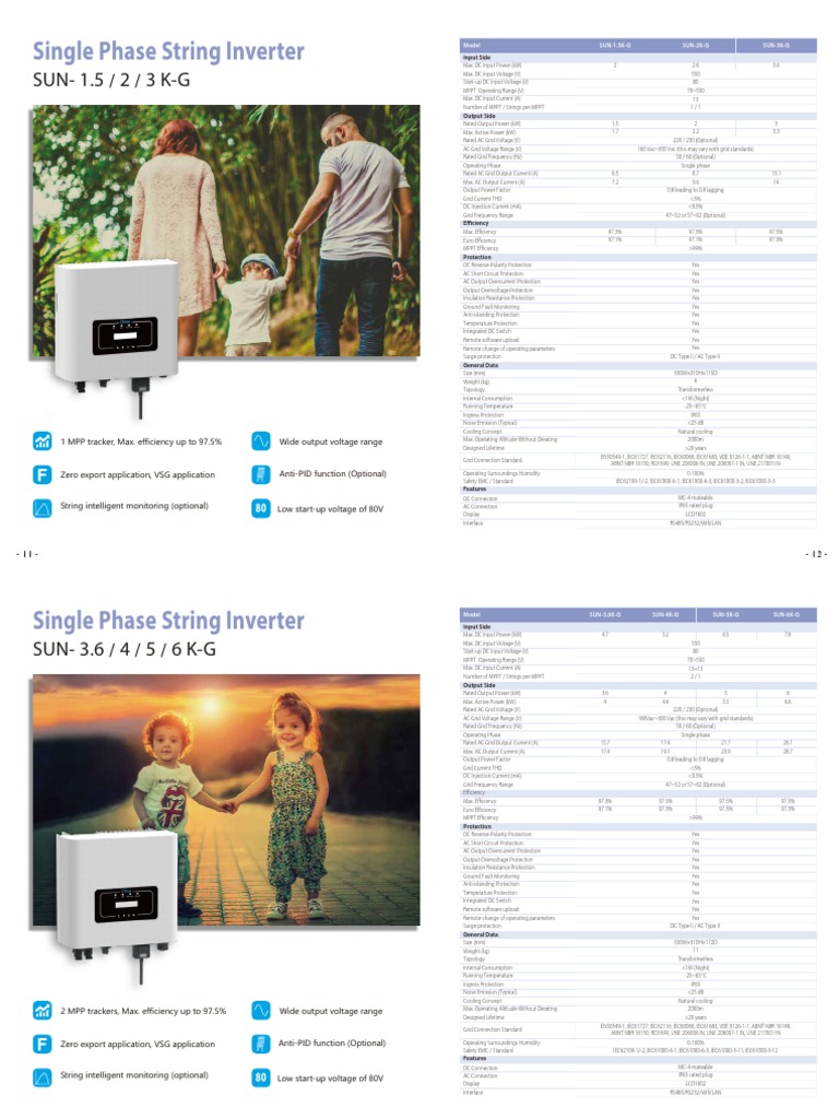 2021 Solar Inverter Catalogue Overview | PDF | Alternating Current ...