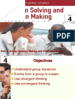 Part 4: Group Decision Making and Problem Solving