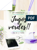 Jugos Verdes!! Fit and Clean 28 - Agosto