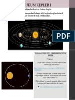 Hukum Kepler I - PBD