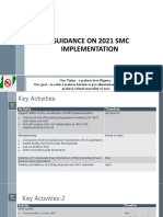 Guidance On 2021 SMC Implementation