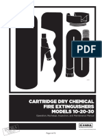 Cartridge Dry Chemical Fire Extinguishers Model 10-20-30