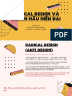 radical design và design hậu hiện đại