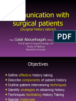 Communication With Surgical Patients