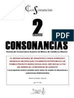 Consonancias: Revista Del Conservatorio Superior de Música de Castilla-La Mancha