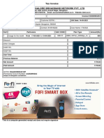 Tax Invoice BBNL - Bangalore Broadband Network PVT, LTD: Subject To Bangalore Jurisdiction