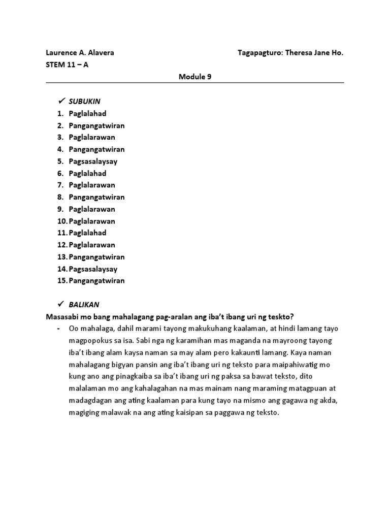 Module 9 | PDF